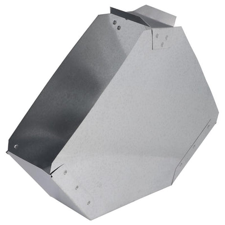 Imperial 3-1/4 in. D X 3-1/4 in. D 90 deg Galvanized Steel Wall Stack Elbow, Pack of 6
