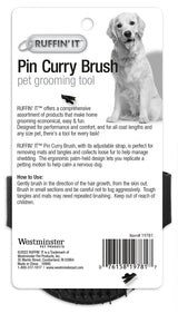 Ruffin'It 19781 Palm Pin Curry Brush