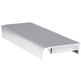 Imperial Galvanized Steel Stack End Cap, Pack of 6