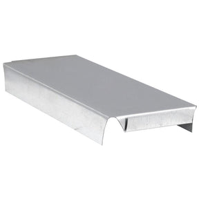 Imperial Galvanized Steel Stack End Cap, Pack of 6