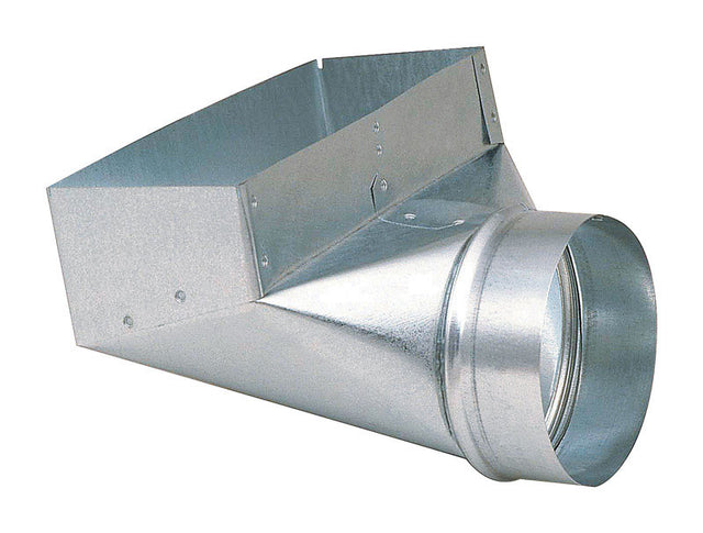 Imperial 10 in. H X 6 in. W Silver Galvanized Steel Register Boot, Pack of 6