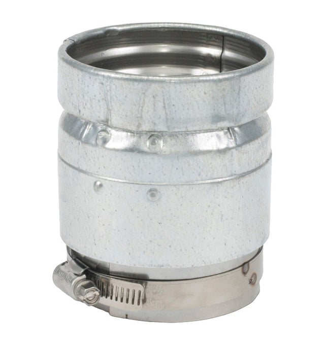 Selkirk 244243 Pipe Connector, 4 in OAL, Stainless Steel, Galvanized