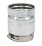 Selkirk 244243 Pipe Connector, 4 in OAL, Stainless Steel, Galvanized