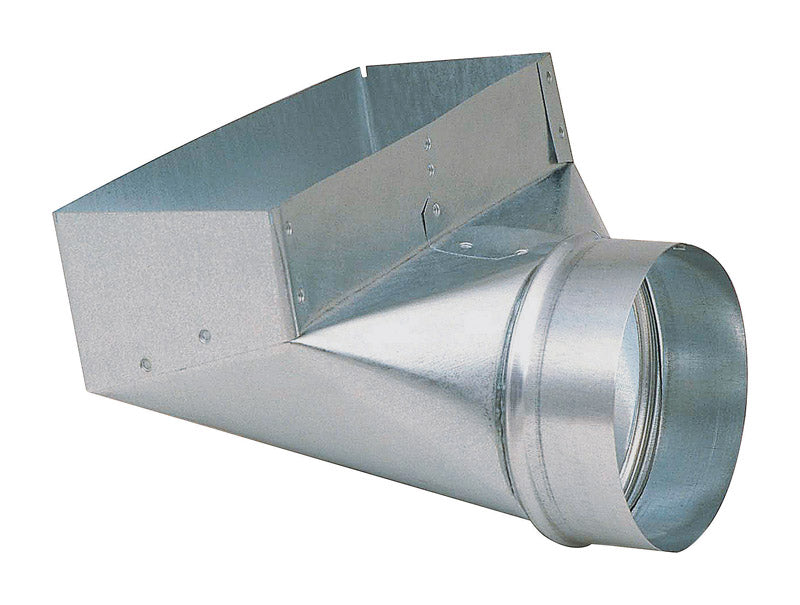 Imperial 10 in. H X 6 in. W Silver Galvanized Steel Register Boot, Pack of 6