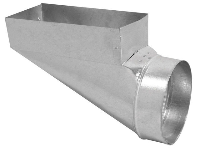 Imperial 12 in. H X 6 in. W Silver Galvanized Steel Register Boot, Pack of 6