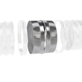 Imperial 4 in. D Galvanized Steel Duct Adapter, Pack of 6
