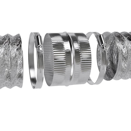 Imperial 4 in. D Galvanized Steel Duct Adapter, Pack of 6