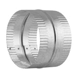 Imperial 6 in. D Galvanized Steel Duct Adapter, Pack of 6