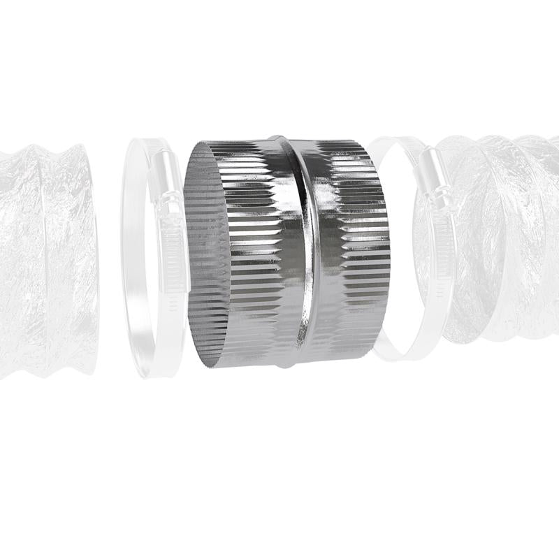 Imperial 6 in. D Galvanized Steel Duct Adapter, Pack of 6