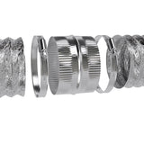 Imperial 6 in. D Galvanized Steel Duct Adapter, Pack of 6