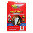 Fire Gone FGB6-7109 Fire Blanket, 39-3/8 in L, 39-3/8 in W, Fiberglass, Pack of 6