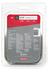 Oregon S55 Chainsaw Chain, 16 in L Bar, 3/8 in TPI/Pitch, 55-Link