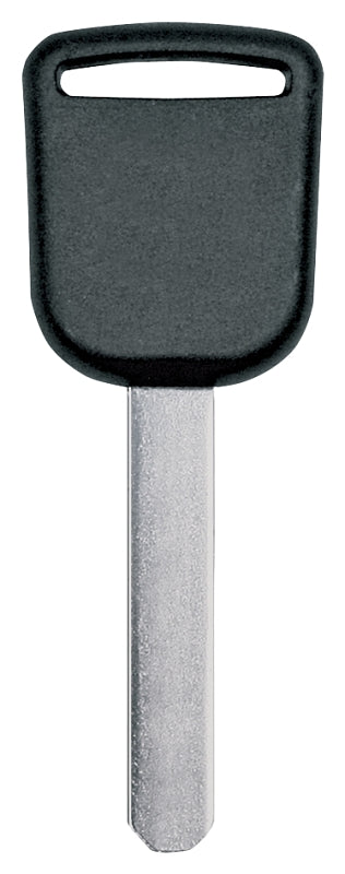Hy-Ko 18HON102 Chip Key Blank, Brass/Plastic, Nickel, For: Honda Vehicle Locks