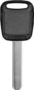 Hy-Ko 18HON301 Chip Key Blank, Brass, Nickel, For: Honda Vehicle Locks