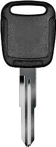 Hy-Ko 18HON300 Chip Key Blank, Brass/Plastic, Nickel, For: Toyota Vehicle Locks