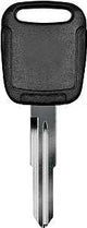 Hy-Ko 18HON300 Chip Key Blank, Brass/Plastic, Nickel, For: Toyota Vehicle Locks