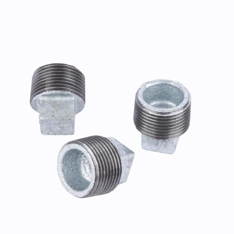 STZ Industries 1/2 in. MIP each Galvanized Malleable Iron Plug, Pack of 5