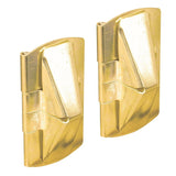 Prime-Line U 9938 Window Flip Lock, 2 in L x 1 in W Backplate, Steel, Brass