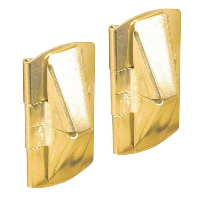 Prime-Line U 9938 Window Flip Lock, 2 in L x 1 in W Backplate, Steel, Brass