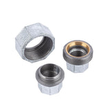 STZ Industries 1 in. FIP each X 1 in. D FIP Galvanized Malleable Iron Union, Pack of 5