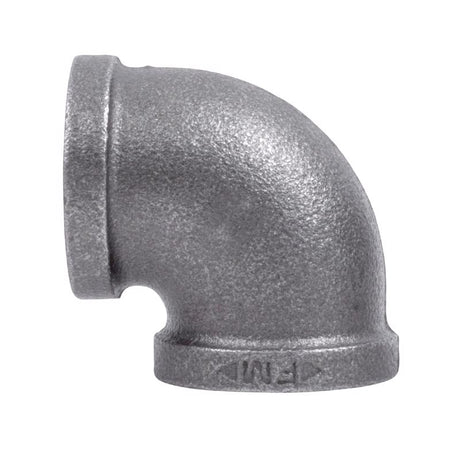 STZ Industries 3/4 in. FIP each X 3/4 in. D FIP Black Malleable Iron 90 Degree Elbow, Pack of 5