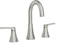 Moen Mikah, 84312 Series 84312SRN Bathroom Faucet, 1.2 gpm, 2-Faucet Handle, 3-Faucet Hole, Plastic/Stainless Steel