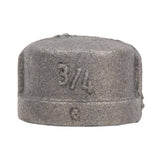 STZ Industries 3/4 in. FIP each Black Malleable Iron Cap, Pack of 5