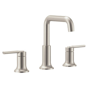 Moen Zyla Series 84142SRN Bathroom Faucet, 1.2 gpm, 2-Handle, 3-Faucet Hole, Metal/Plastic/Stainless Steel