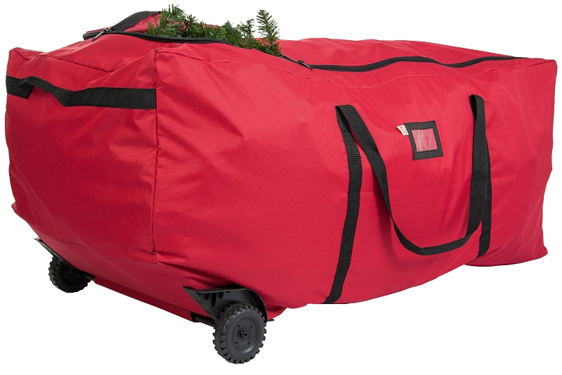 Treekeeper SB-10237 EZ Rolling Storage Duffel, XL, 6 to 9 ft Capacity, Polyester, Red, Pack of 4