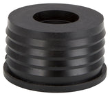 ProSource 33U-139 Hub Donut, 3 x 1-1/2 in, PVC, Black