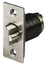Tell Manufacturing CL100184 Latch Bolt, 5 in L, 3-3/4 in W, Stainless Steel, Satin