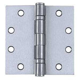 Tell Manufacturing HG100004 Square Corner Door Hinge, Steel, Satin Chrome