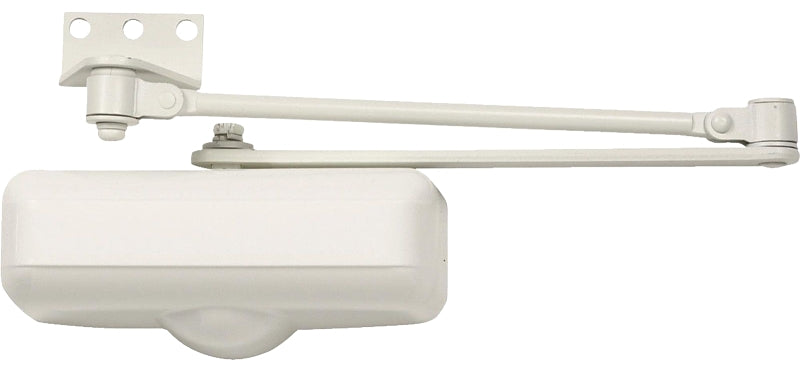 Tell Manufacturing 1000 Series DC100082 Door Closer, Friction Hold Open Arm, Stainless Steel