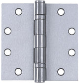 Tell Manufacturing HG100317 Square Corner Hinge, 4-1/2 in H Door Leaf, 0.134 in Thick Door Leaf, 4-1/2 in H Frame Leaf