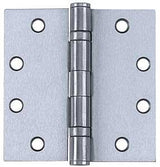 Tell Manufacturing H4040 Series HG100319 Square Hinge, 4 in H Frame Leaf, 0.085 in Thick Frame Leaf, Satin