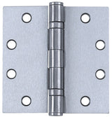 Tell Manufacturing H4040 Series HG100319 Square Hinge, 4 in H Frame Leaf, 0.085 in Thick Frame Leaf, Satin