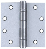 Tell Manufacturing H4040 Series HG100320 Square Hinge, 4 in H Frame Leaf, 0.085 in Thick Frame Leaf, Stainless Steel
