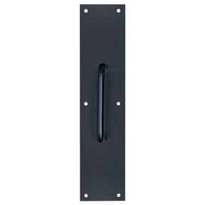 Tell Manufacturing DT101943 Pull Plate, 3-1/2 in W, 15 in H, Stainless Steel, Matte Black