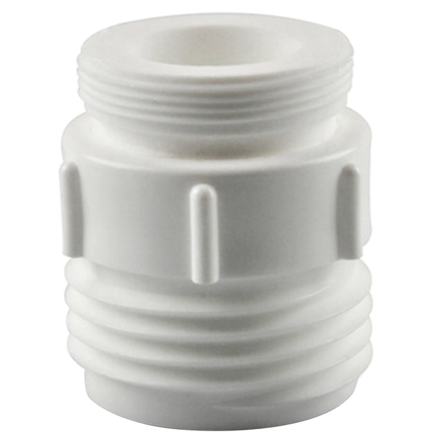 GT Water Products Drain King Female Thread 5/8 in. x 5/8 in. White Outlet Adapter