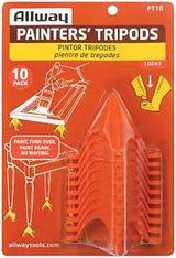 ALLWAY PT10 Painter's Tripod, Celcon Polyoxymethylene, Pack of 6