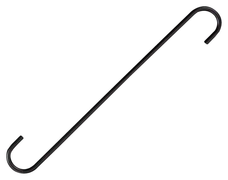 Landscapers Select GB0123L Extender S-Hook, 12 in H, Steel, Black, Black, Hanging