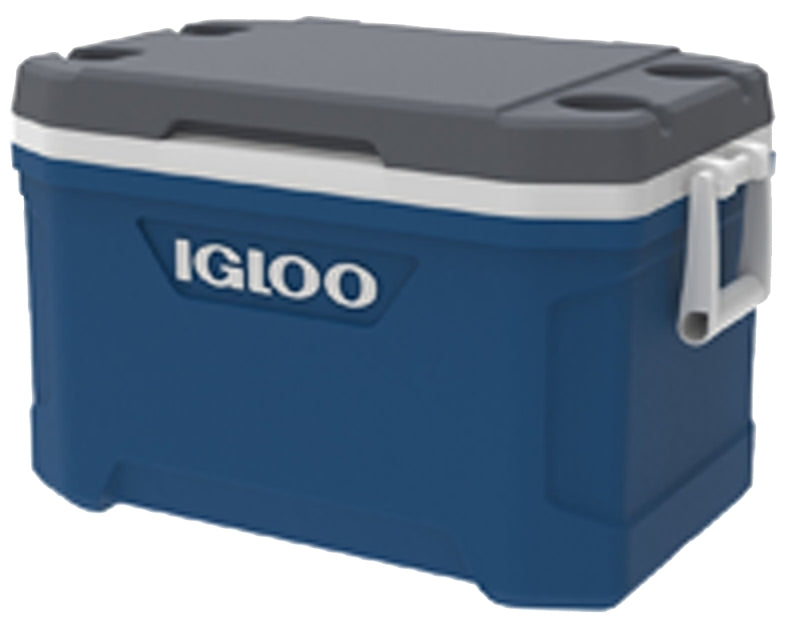 Igloo 0050338 Latitude Cooler, 52 qt Cooler, Polyurethane, Indigo Blue/Meteorite