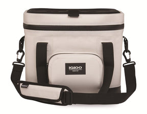 Igloo Trailmate Series 0062200 Heavy-Duty Cool Bag, 30 cm L, 37 cm W, 12 qt, EVA/HDPE/Polyester, Bone, Zipper