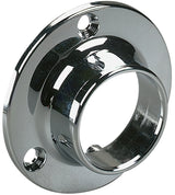 Knape & Vogt 764 CHR Closet Rod Flange, For: 750 5 and 770 5 Series Closet Rods, Zinc, Pack of 12