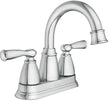 Moen Banbury Series 84943 Centerset Bathroom Faucet, 1.2 gpm, 2-Faucet Handle, 3-Faucet Hole, Metal, Chrome-Plated