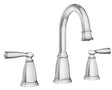 Moen Banbury Series 84947 Bathroom Faucet, 1.2 gpm, 2-Handle, 3-Faucet Hole, Metal, Chrome, Lever Handle