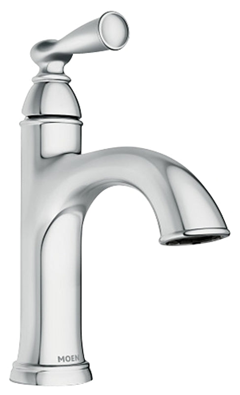 Moen Banbury Series 84945 Bathroom Faucet, 1.2 gpm, 1-Handle, Zinc, Chrome, 4 in Faucet Centers, Lever Handle