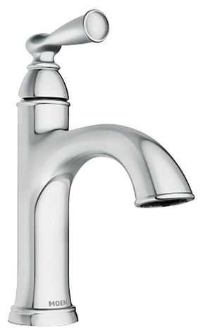Moen Banbury Series 84945 Bathroom Faucet, 1.2 gpm, 1-Handle, Zinc, Chrome, 4 in Faucet Centers, Lever Handle