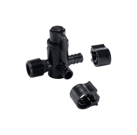 Flair-It PEXLock 1/2 in. PEX X 1/2 in. D MPT Plastic Three Way Bypass Valve