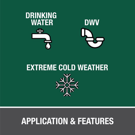 Oatey Clear All Weather Cement For PVC 8 oz, Pack of 12